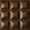 Ekena Millwork 19 5/8in. W x 19 5/8in. H Classic EnduraWall Decorative 3D Wall Panel Covers 2.67 Sq. Ft. WP20X20CLCAB - alternate 1